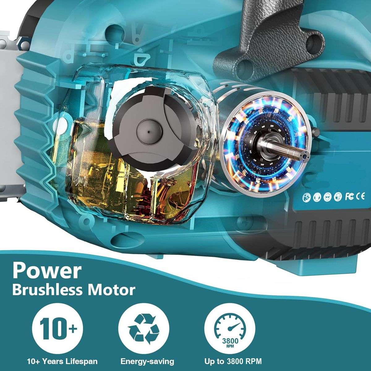 21V Cordless 16" Chain Saw