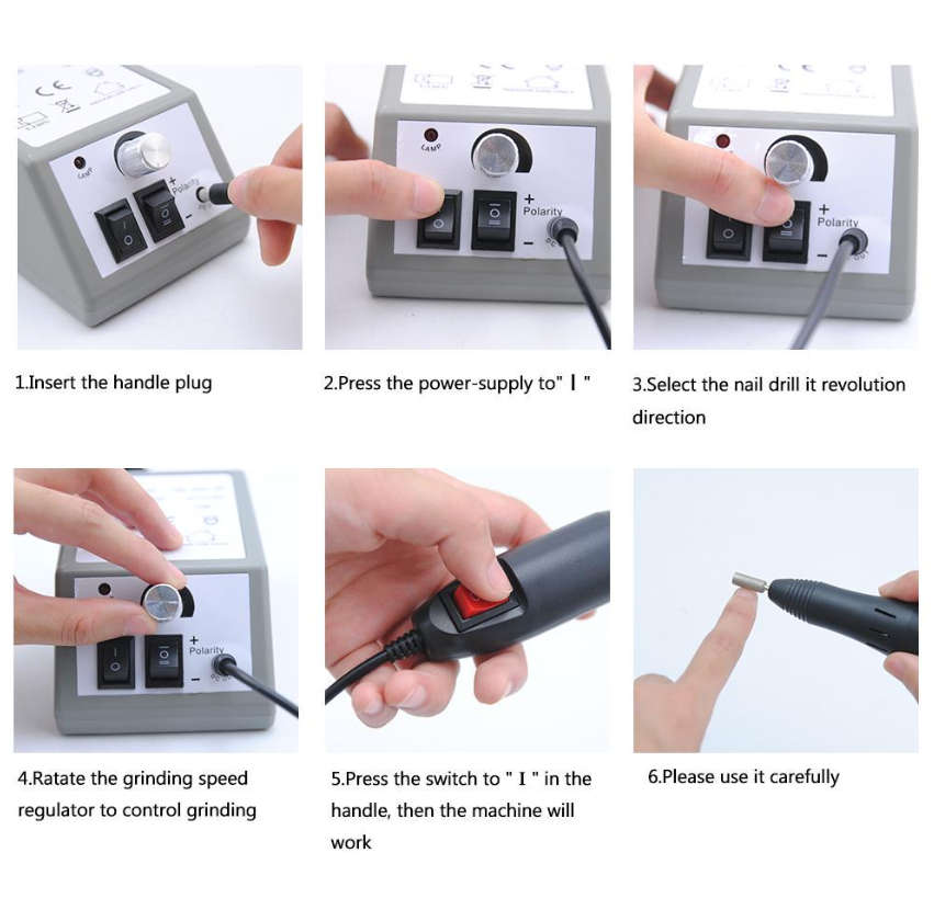 Mercedes 2000 Manicure & Pedicure Nail Drill Set