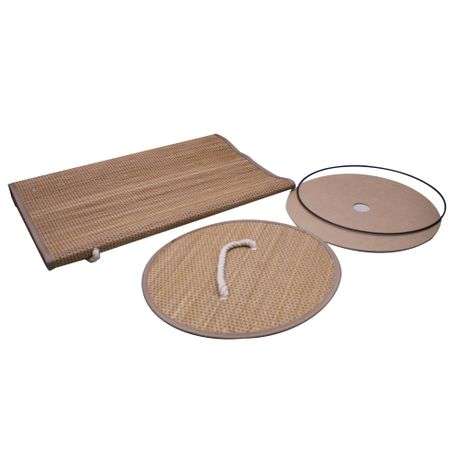 55 Litre Foldable Round Bamboo Laundry Basket & Removable Inner Bag