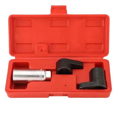 3pc O2 Sensor Socket Set 7/8"&22mm, Cr-V Steel, Automotive O2 Removal Tool