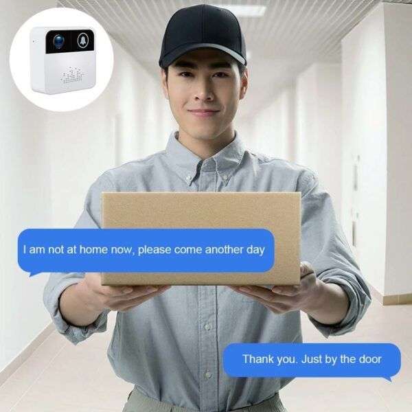 Smart WIFI Doorbell Intercom Two-Way Audio Wireless Security Camera