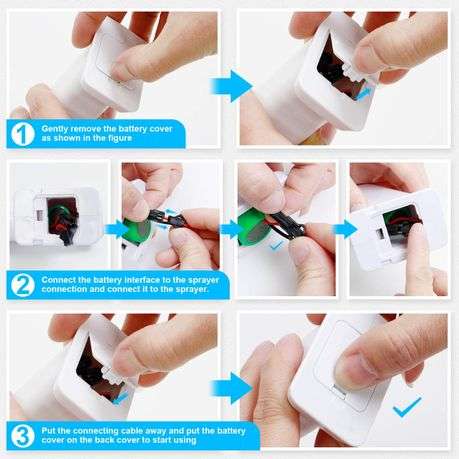 Blue Light Nano Wireless UV Disinfectant Spray Gun