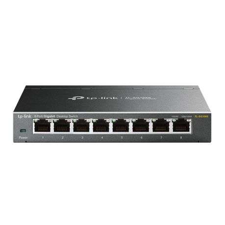 Tp-Link - TL-SG108S 8-Port Gigabit Ethernet Switch-Fast,Reliable, Plug & Play - Tp-Link - TL-SG10...