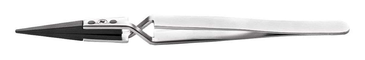 Ideal-Tek (2AXCPR.SA) Tweezer, Component Positioning, Round, PEEK Tip