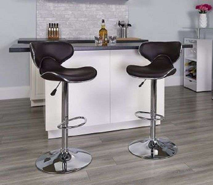 Modern Sports Barstools - Brown