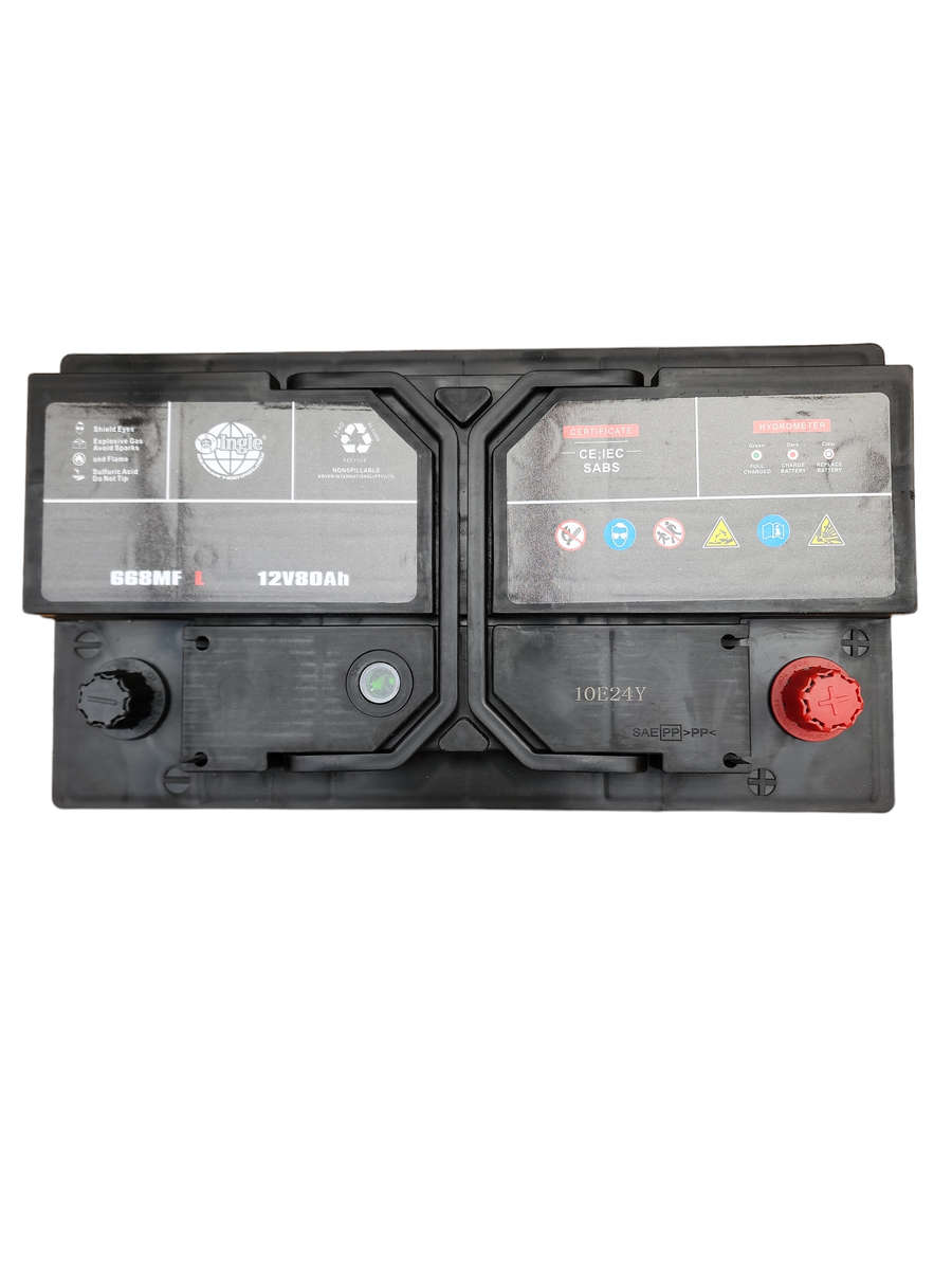 Ingle 668MF L Car Battery - 650 CCA | High Starting Power, Maintenance-Free | 12V