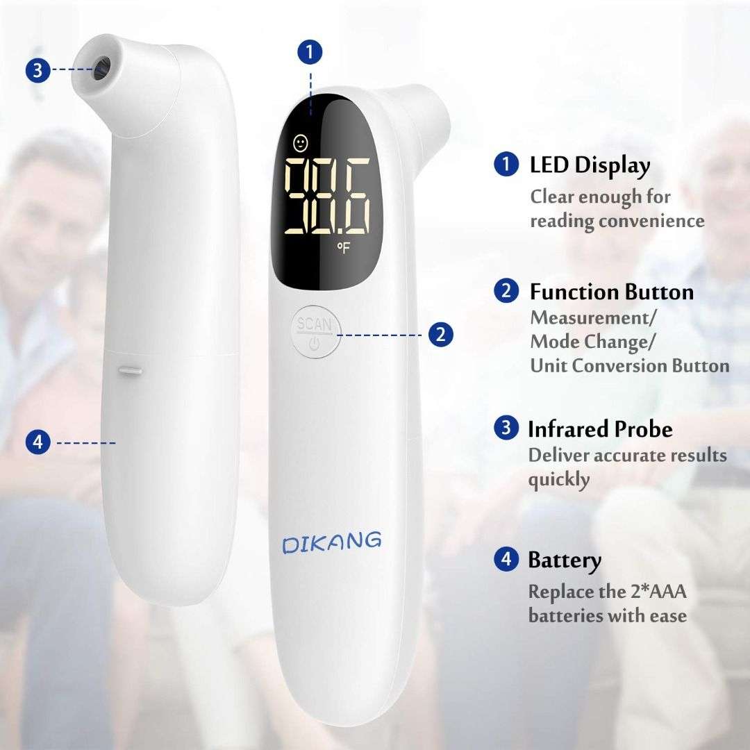 2 in 1 Infrared Ear and Forehead Thermometer