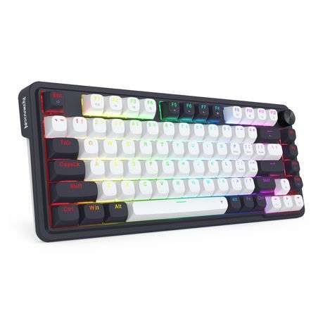 Redragon - K673 Ucal 75% Magnetic Ultramag Switch Wired Keyboard - Black - Redragon - K673 Ucal 7...