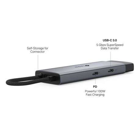 Tp-Link - UH5020C USB Type-C 5-in-1 Hub, 1xHDMI + 1xPD + 1xType-C + 2xType-A - Tp-Link - UH5020C ...