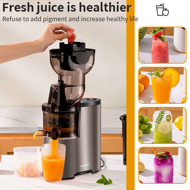 SOKANY SK-27 Juicer with High Juice Yield and Slow Pressing