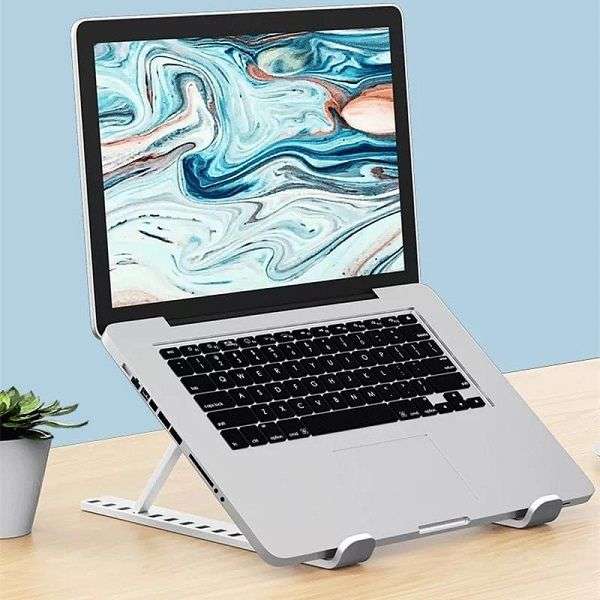 Adjustable Laptop Stand Aluminium Alloy Portable Foldable Riser Holder
