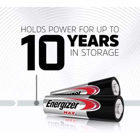 Energizer - 1.5v MAX Alkaline AA Battery Bulk Box of 24 - Energizer - 1.5v MAX Alkaline AA Batter...