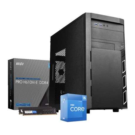 PCBuilder - Intel i5-12400 Office Master Core X Windows 11 Pro Desktop PC - PCBuilder - Intel i5-...