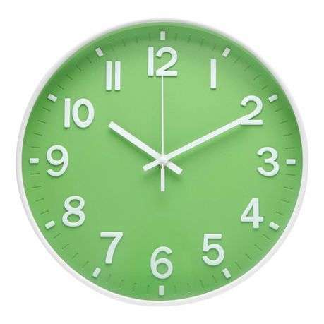 Smart 3d Numbers Round Clocks For Office Wall Clock