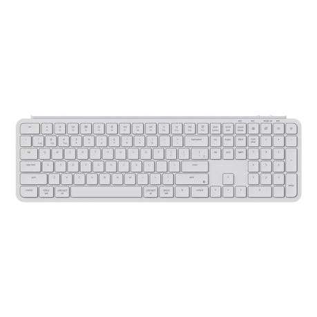 Keychron - B6 Pro Ultra-Slim 100% Wireless Keyboard - Ivory White - Keychron - B6 Pro Ultra-Slim ...