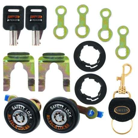 Lock Kit with Round Key 2 Door