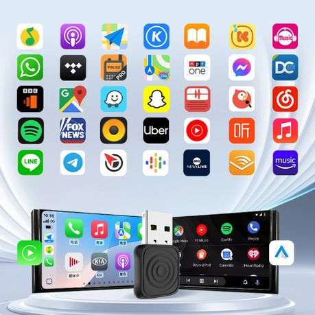 Easy-Connect Wireless CarPlay and Android Auto Adapter - Mini