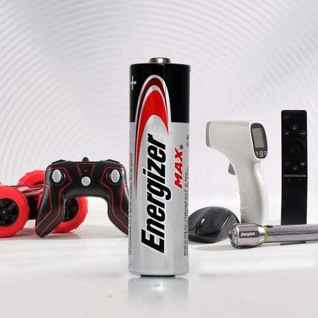 Energizer - 1.5v MAX Alkaline AA Battery Card 4 - Energizer - 1.5v MAX Alkaline AA Battery Card 4