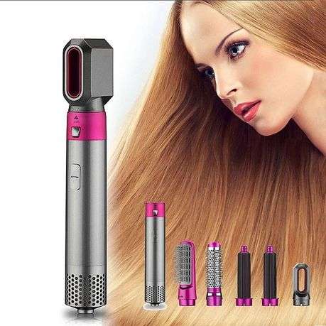 5 In 1 Hair Straightening Brush Comb