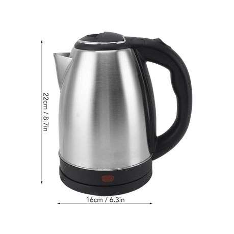 Black Stainless Steel Electric Kettle with Automatic Shut-Off, Rapid Boiling | 2L