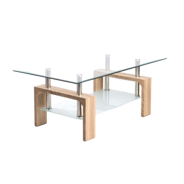 Glass Rectangular Coffee Table
