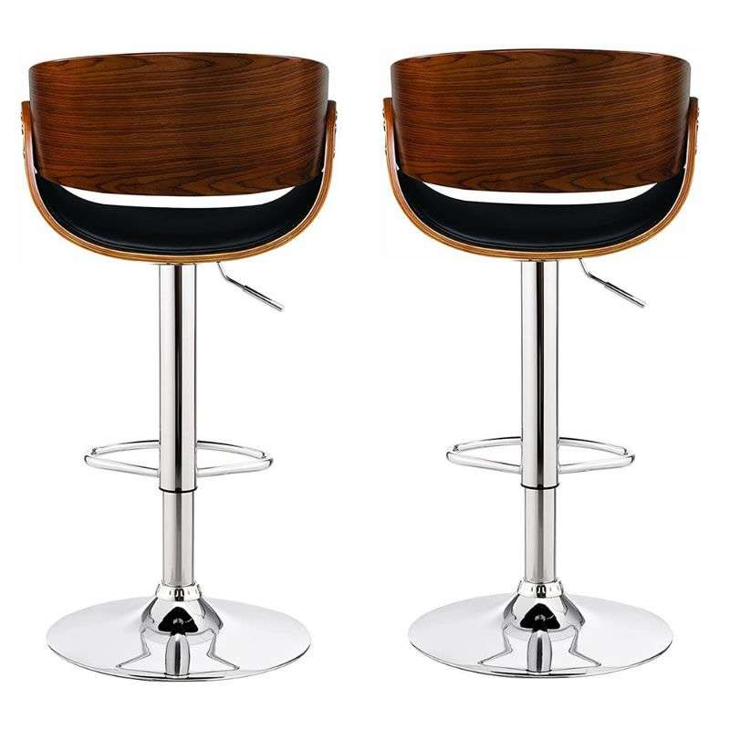 Comfy Vintage Bar Stools - Set of 2