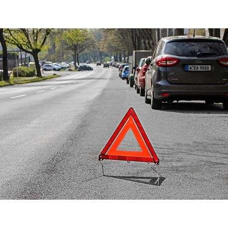 2-Ton Scissor Jack with Folding Warning Triangle