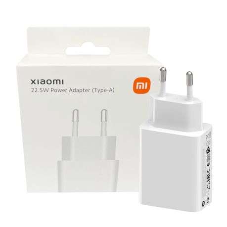 Xiaomi - 22.5W Fast Charge Power Adapter (Type-A)-White - Xiaomi - 22.5W Fast Charge Power Adapte...