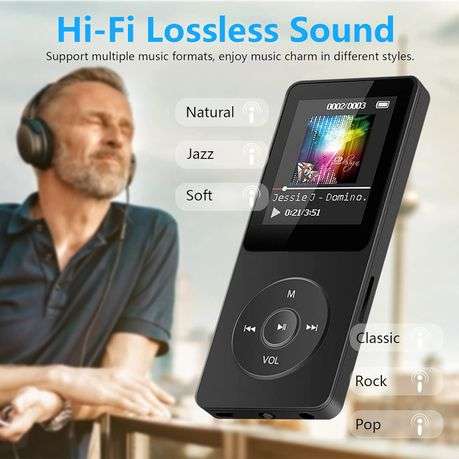 8GB MP3 Player with Bluetooth, Portable Music Player with Speaker