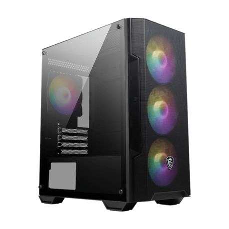 MSI - MAG Forge M100A m-ATX ARGB Gaming Chassis - MSI - MAG Forge M100A m-ATX ARGB Gaming Chassis
