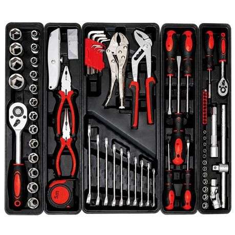 Martlet - 85 Piece Hand Tool Set in Cantilever Metal Box (5-Tray ) - Martlet - 85 Piece Hand Tool...