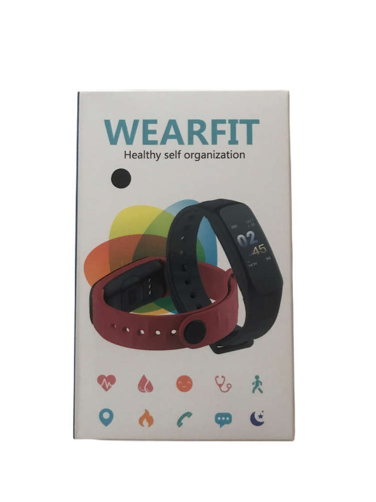 Wearfit Health Tracker with Oximeter and BP functions