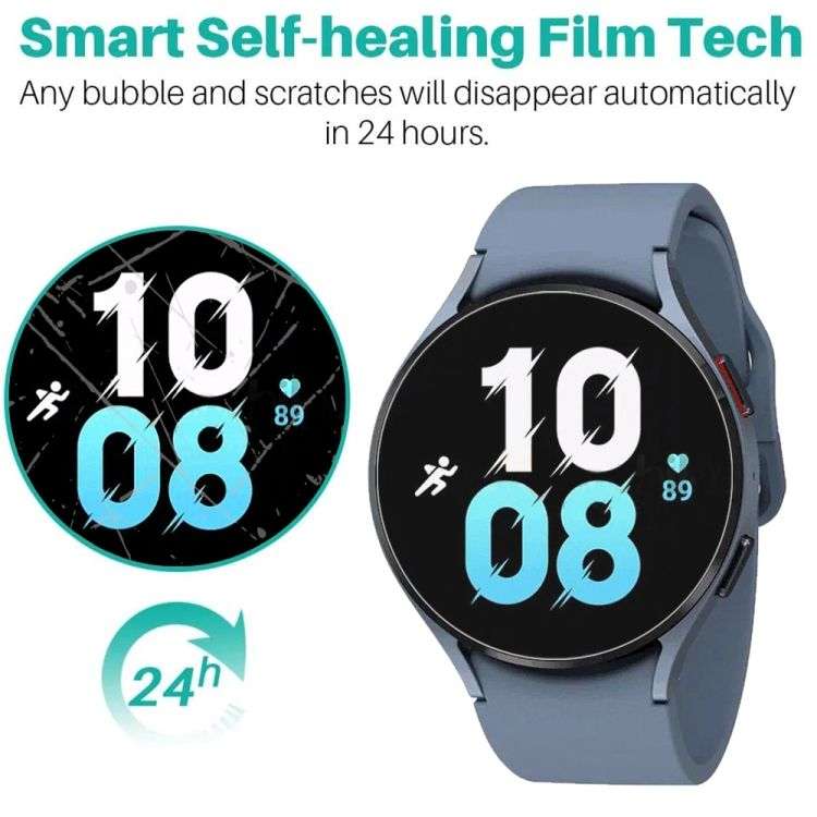 Hydrogel TPU screen protector for samsung watch 5 Pro 45mm pack of 6