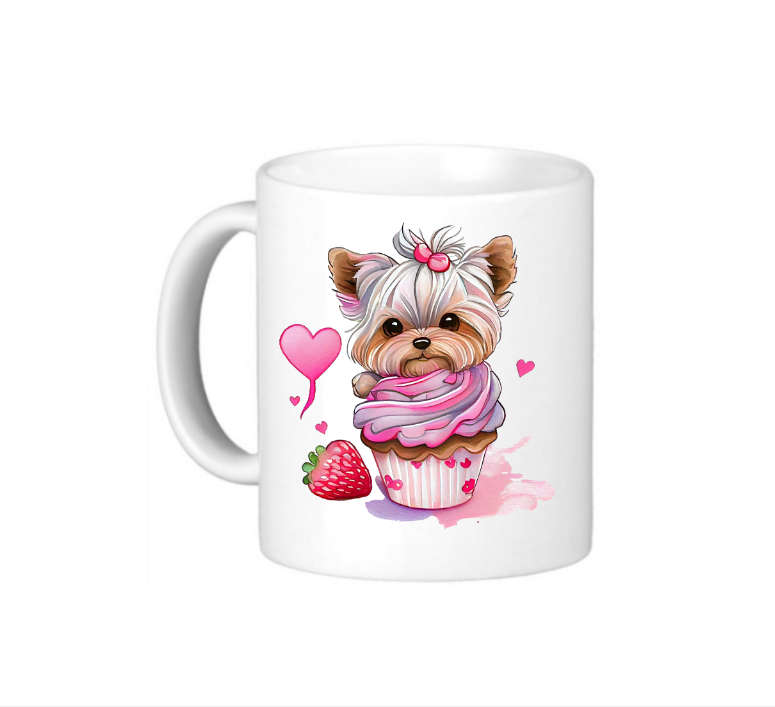 Cute Yorkie Coffee Mug