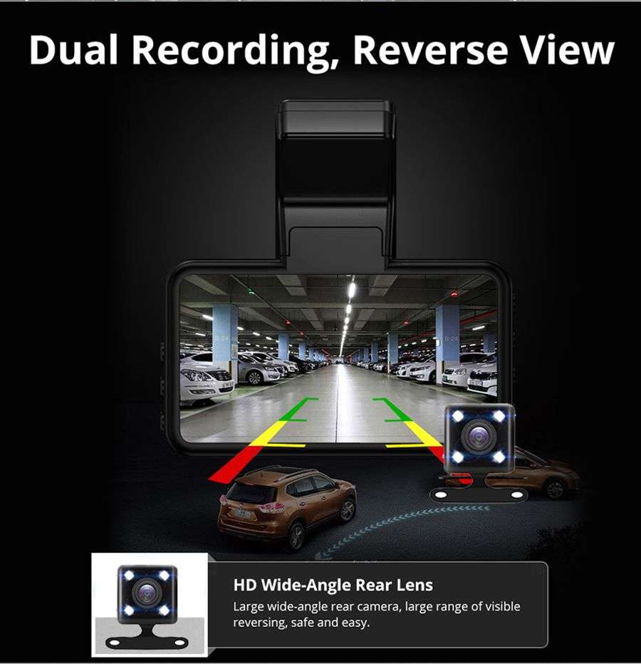 HD 1080P Night G-Sensor Dash Cam Video Audio Recorder CTC-G50