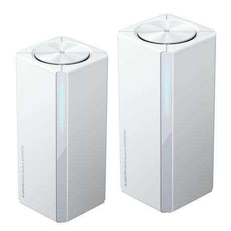 Xiaomi - Mesh System AX3000 NE Whole-Home Wi-Fi 6 Router (2-Pack)  White - Xiaomi - Mesh Syste...
