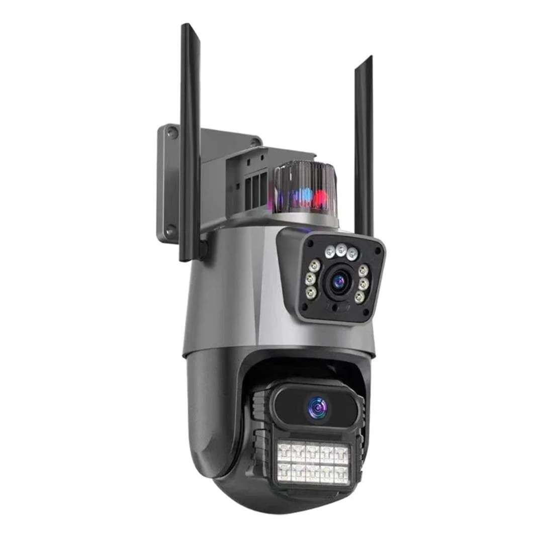 8K Ultra HD Dual-Lens Screen Camera System with 4x Zoom, Two-Way Audio & AI Tracking