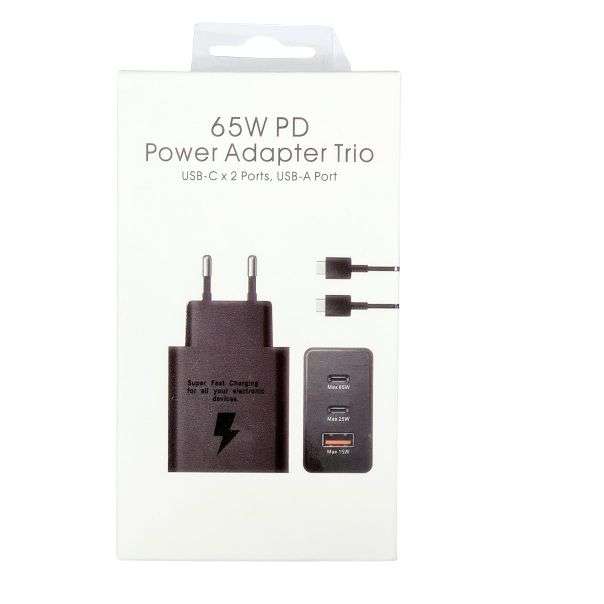 65W Super Fast Power Adapter Charger