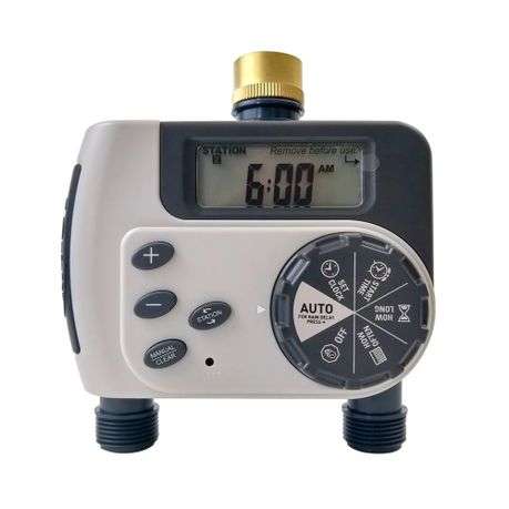 Orbit - Buddy 2 Tap Double Port Timer - Grey - Orbit - Buddy 2 Tap Double Port Timer - Grey