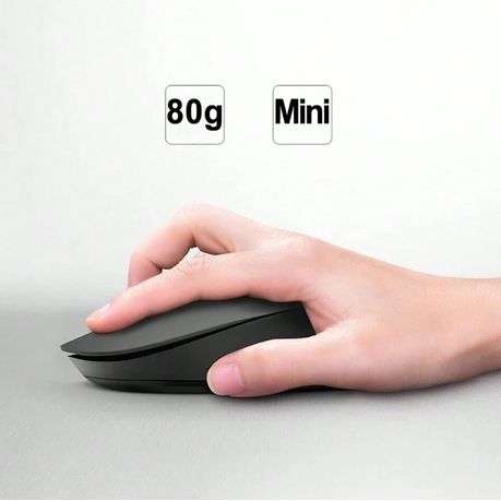 HP - S1000 PLUS - Silent 2.4GHz Wireless Mouse With 3 Gears DPI - Black