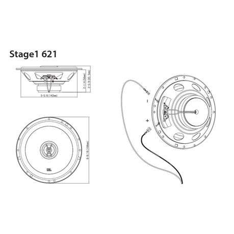 Sound Performance Speaker W mm 2-Way Coaxial JBL