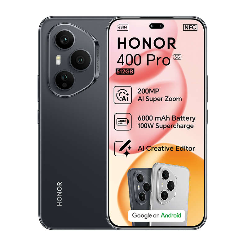 Honor 400 Pro 5G Dual Sim 12GB +512GB - Midnight Black