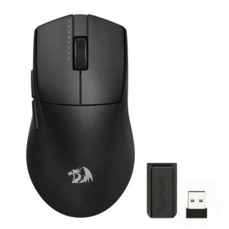 Redragon - M916 PRO 26000DPI 5-Button Wireless Gaming Mouse - Black - Black - Redragon - M916 PRO...