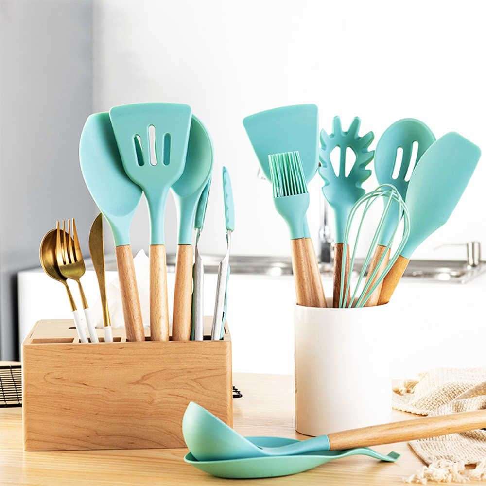 Silicone kitchen utensils