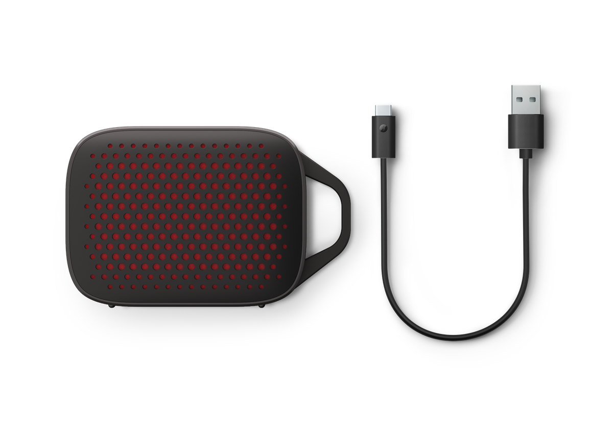 Philips Go TAS1209 Small Portable Bluetooth Speaker - Black