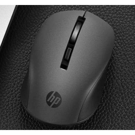 HP - S1000 PLUS - Silent 2.4GHz Wireless Mouse With 3 Gears DPI - Black