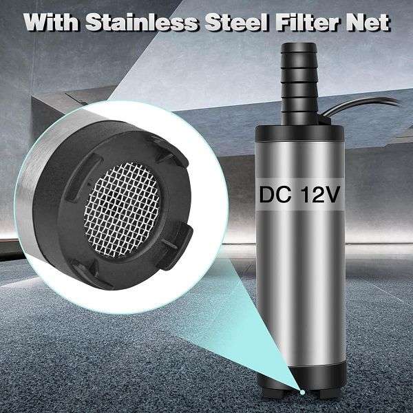 18cm Diesel Pump - DC 12V Powered for Quick and Easy Fuel Transfer