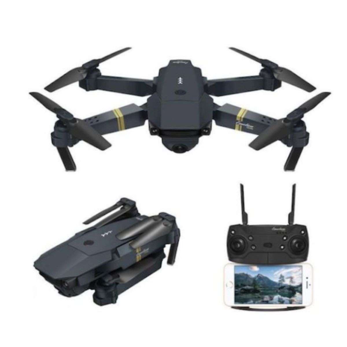998 Pro Micro Foldable Drone Set With Dual Cameras