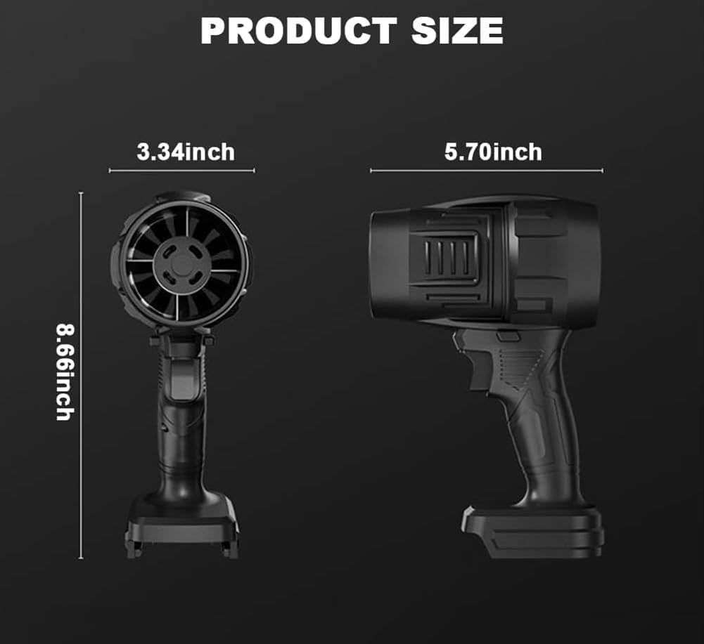 48V High Power Handheld Cordless Air Gun Blow Dryer
