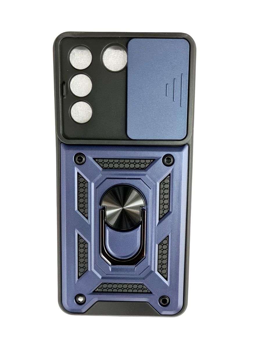 Shockproof Case with Sliding Camera Protection for Vivo V27E